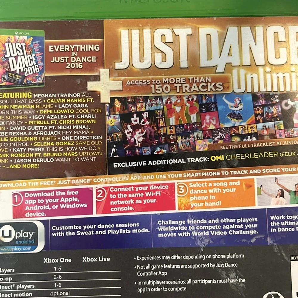 Just Dance 2016 (Gold Edition) Xbox One Video Game EUC